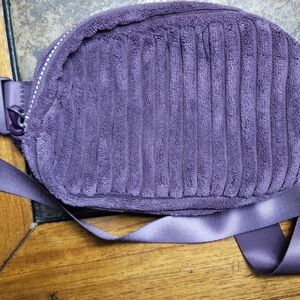 Purple Textured Women's Bag